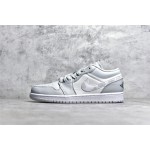 Air Jordan AJ1 Low Top Grey & White