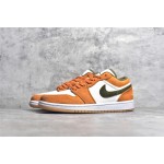 Air Jordan AJ1 low top yellow and white