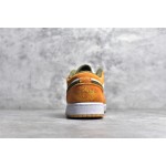 Air Jordan AJ1 low top yellow and white