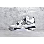 Air Jordan AJ4 Retro White Grey