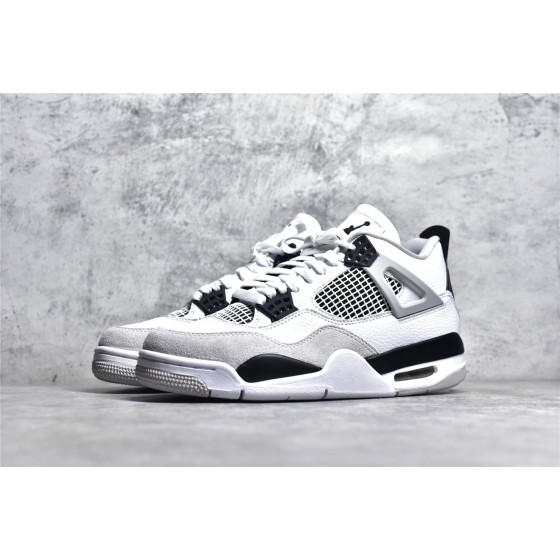 Air Jordan AJ4 Retro White Grey