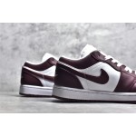 Air Jordan AJ1 low top purple and white