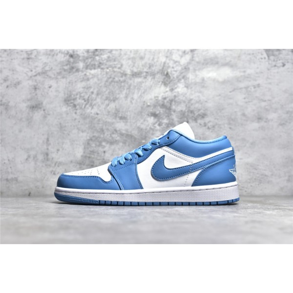 Air Jordan AJ1 low top blue and white
