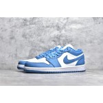 Air Jordan AJ1 low top blue and white