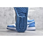Air Jordan AJ1 low top blue and white