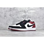 Air Jordan AJ1 Low Top Black White Red