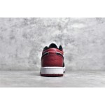 Air Jordan AJ1 Low Top Black White Red