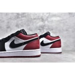 Air Jordan AJ1 Low Top Black White Red