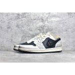 Air Jordan AJ1 low top black and silver