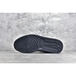 Air Jordan AJ1 low top black and silver