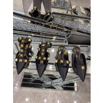 【Valentino】𝟐𝟎𝟐𝟏/𝐒𝐒 𝐧𝐞𝐰 The latest series of counter perfect details original matte open edge bead leather