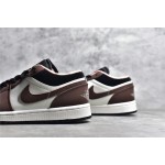 Air Jordan AJ1 Low Top Brown and White
