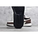 Air Jordan AJ1 Low Top Brown and White