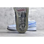 Air Jordan AJ1 Low Top Blue Grey