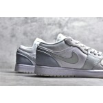 Air Jordan AJ1 Low Top White Grey