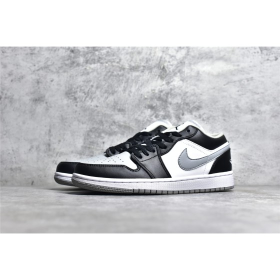 Air Jordan AJ1 Low Top Black White Grey