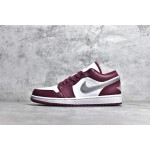 Air Jordan AJ1 low top purple and white