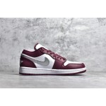 Air Jordan AJ1 low top purple and white