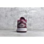 Air Jordan AJ1 low top purple and white