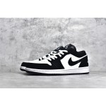 Air Jordan AJ1 low top zwart en wit