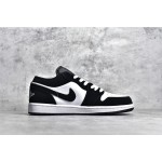 Air Jordan AJ1 low top zwart en wit