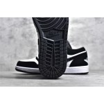 Air Jordan AJ1 low top zwart en wit