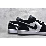 Air Jordan AJ1 low top zwart en wit
