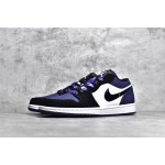 Air Jordan AJ1 Low Top Black White Purple