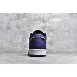 Air Jordan AJ1 Low Top Black White Purple