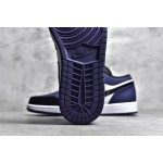 Air Jordan AJ1 Low Top Black White Purple