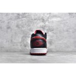 Air Jordan AJ1 Low Top Black White Red