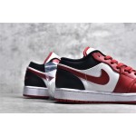 Air Jordan AJ1 Low Top Black White Red