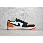 Air Jordan 1 Golf Golf White Orange Shatter
