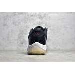 Air Jordan 11 White Orange Low Top Basketball Shoes