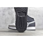 Air Jordan 1 MiD Grey and Black