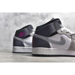 Air Jordan 1 MiD Grey and Black