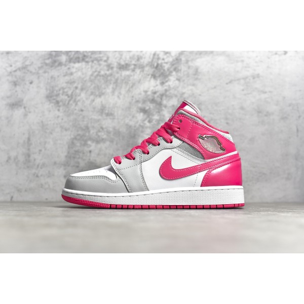 Air Jordan 1 MiD Grey and Black