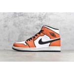 Air Jordan 1 MiD Orange and White