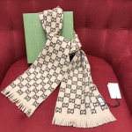 GUCCI · Reversible wool scarf 100% wool