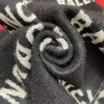 𝐁𝐚𝐥𝐞𝐧𝐜𝐢𝐚𝐠𝐚 Twill Logo Long Scarf 100% Wool