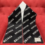 𝐁𝐚𝐥𝐞𝐧𝐜𝐢𝐚𝐠𝐚 Twill Logo Long Scarf 100% Wool