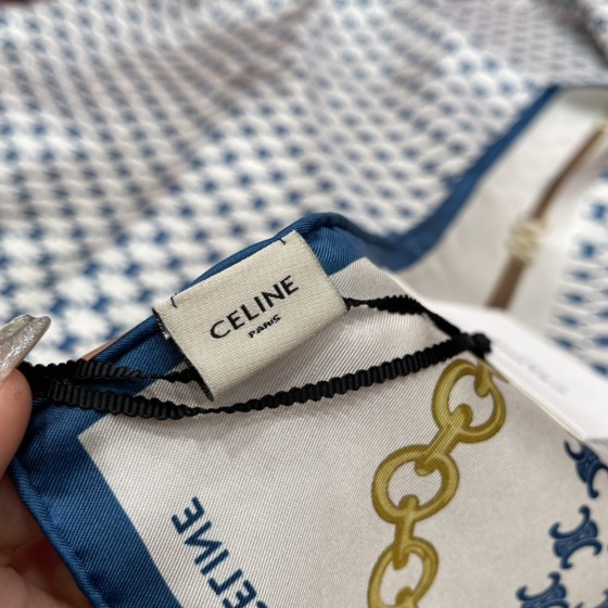 𝐂𝐞𝐥𝐢𝐧𝐞 Iconic Arc de Triomphe ➕ Chain Element 100% Mulberry Silk