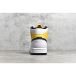 Air Jordan 1 MiD Yellow White Black