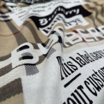 Burberry iconic badge shawl neck dual-use 70% wool ➕ 30% mulberry silk