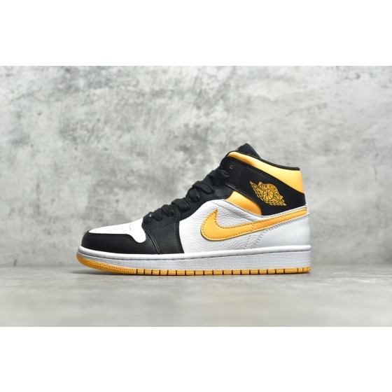 Air Jordan 1 MiD Black and Yellow
