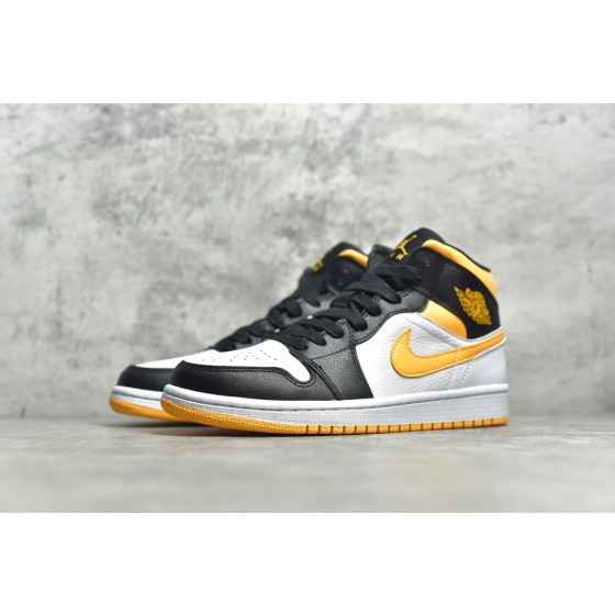 Air Jordan 1 MiD Black and Yellow