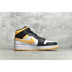 Air Jordan 1 MiD Black and Yellow