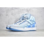 Air Jordan AJ2 Retro High SP co-branded blue smiley lights