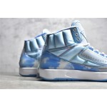 Air Jordan AJ2 Retro High SP co-branded blue smiley lights