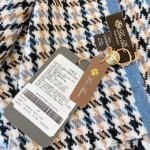 𝐋𝐨𝐫𝐨 𝐩𝐢𝐚𝐧𝐚 Houndstooth knitted    cashmere scarf denim blue
